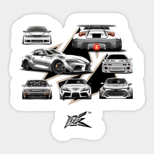 toyota gr collection Sticker